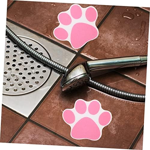 10Pcs Non Slip Cartoon Paw Bathtub Stickers for Bathroom Safety