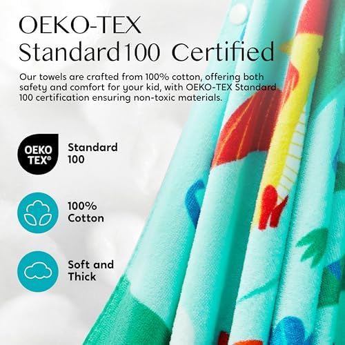 Dinosaur Kids Ultimate Bath Towels for Kids