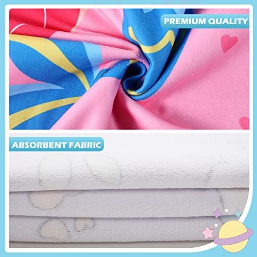 Oudain 6 Pcs Kids Hooded Towels