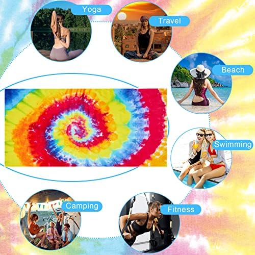 4-Piece Microfiber Beach Towels for Kids