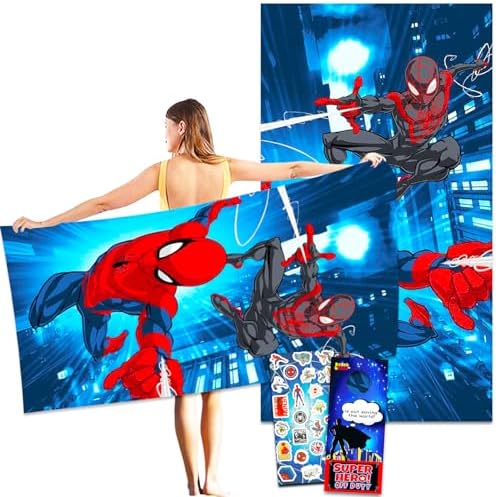 Sun-Sure Spider-Man Beach Towel Set
