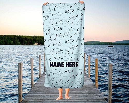 Personalized Oversized Shark Towels for Everyone