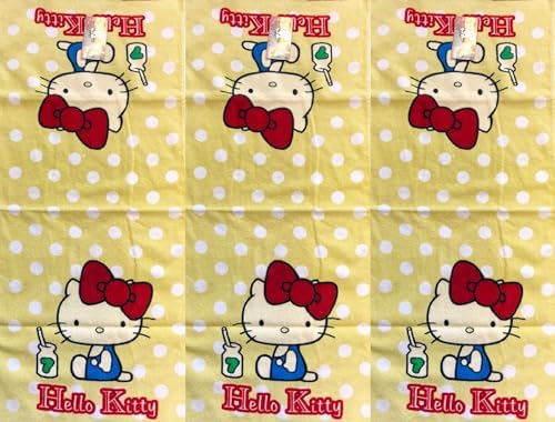 Hello Kitty 3-Piece Hand Towel Set