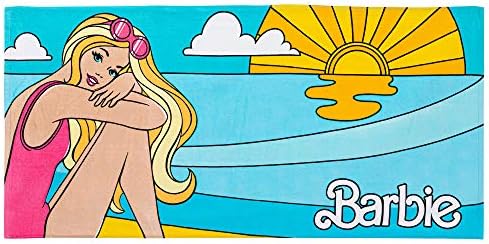 Barbie Super Soft Cotton Beach Towel by Franco Perfect for Summer Fun