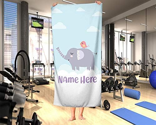 Personalized Oversized Elephant Towel