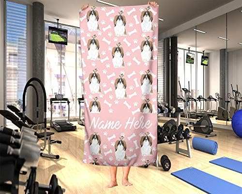 Personalized Shihtzu Pet Towels