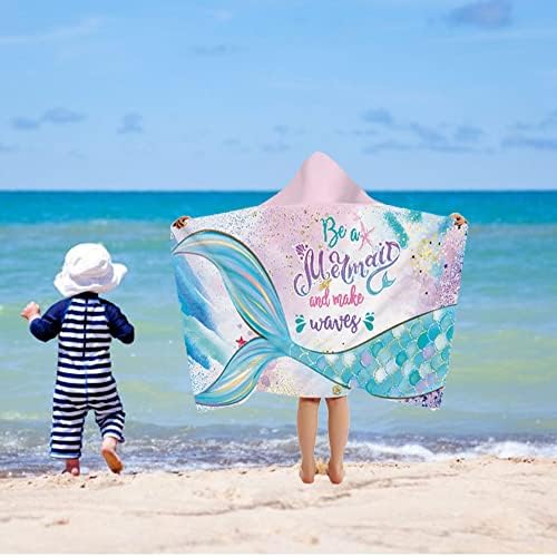 Mermaid Beach Poncho for Girls