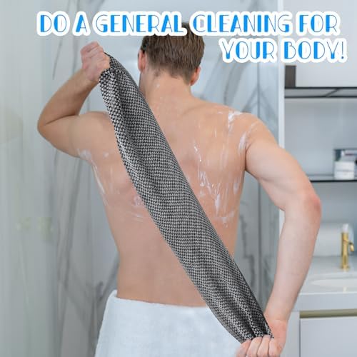 JJUNW Exfoliating Towel for Body Back Cleanse Smooth Skin in 1 Pack
