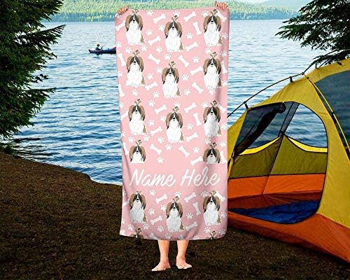 Personalized Shihtzu Pet Towels