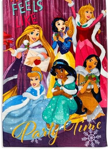 Disney Princess Terry Bath Towel Fuchsia