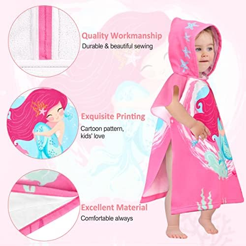 HUANLANG Kids Fun Microfiber Beach Towels
