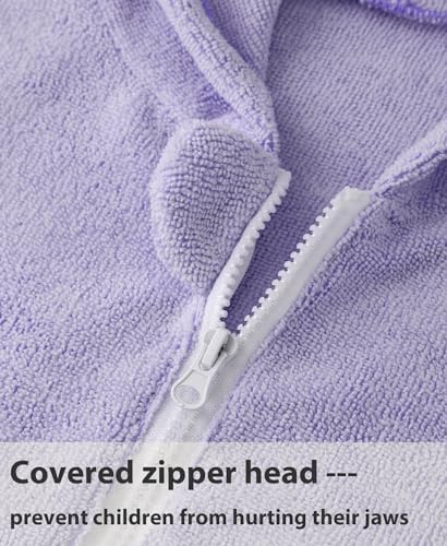 MissShorthair Hooded Towel Robe for Kids