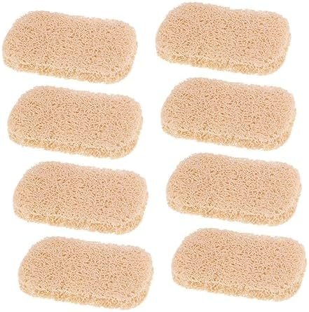 Elevate Your Bathroom Aesthetics 8pcs Non-Slip Soap Pad Set With Draining System