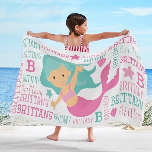 Lets Make Memories Personalized Beach Towel for Kids