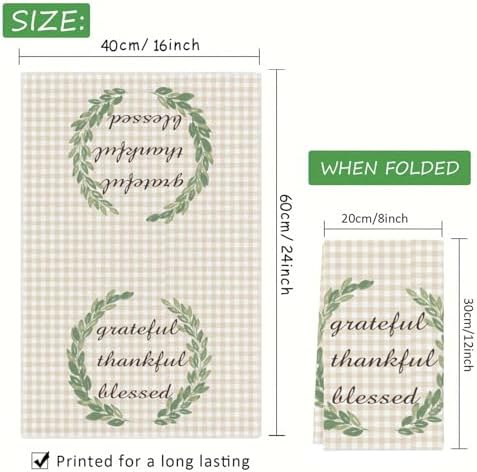 Gratitude Hand Towels Beyond ORDINARY 16x24 Set of 2