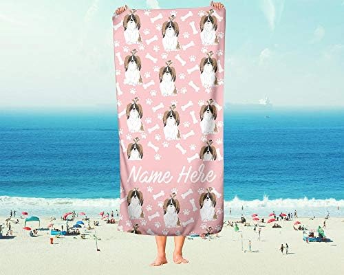 Personalized Shihtzu Pet Towels