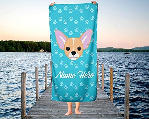 Personalized Corner Pet Chihuahua Travel Towels