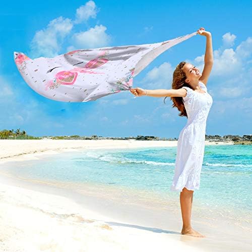 Boao Unicorn Beach Towels for Girls