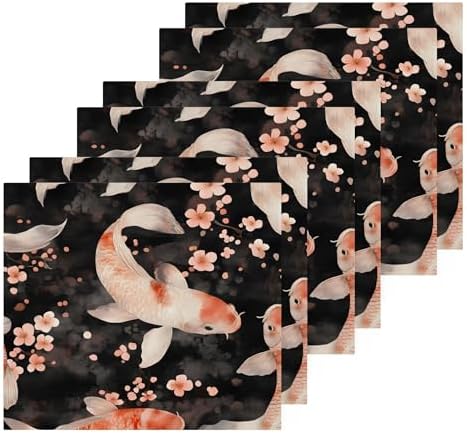 Watercolor Koi Fish Washcloths 2-Pack