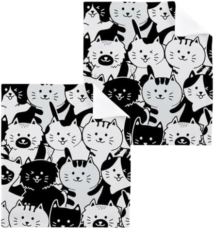 Cute Cat Washcloth 2-Pack for Babies