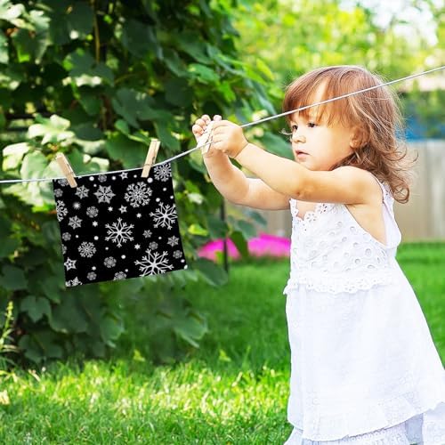 Yettasbin 2-Pack Soft Baby Face Towels 12x12 Reusable