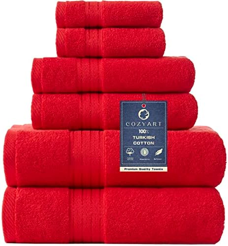 Luxury Red Bath Towel Set for a Perfect Bathroom Experience