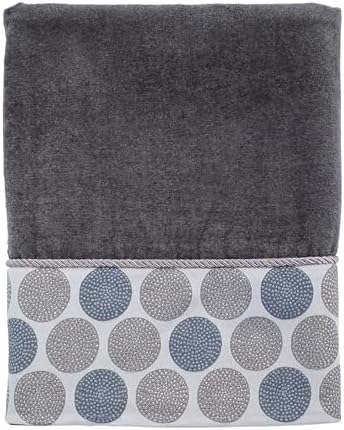 Avanti Linens - 3-Piece Towel Set Dotted Circles Collection Nickel