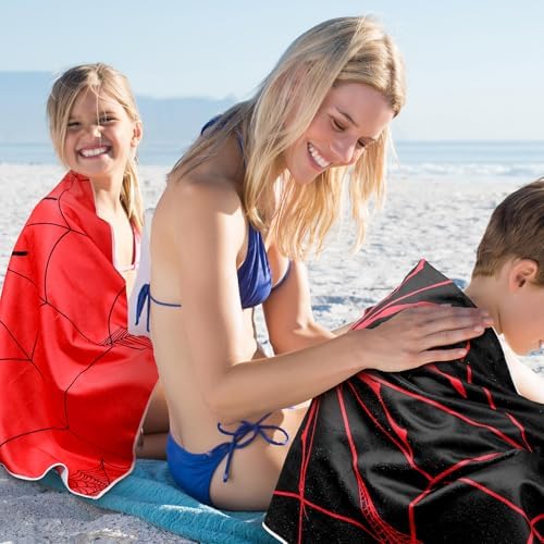 Quick Dry Absorbent 2-Piece Spider Beach Towels