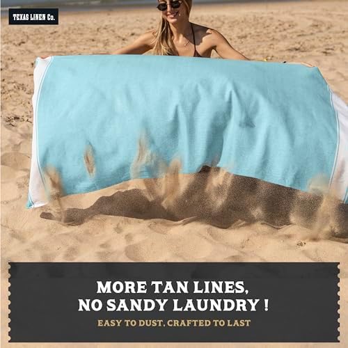 Quick-Dry Sand-Resistant Beach Towels 2-Pack