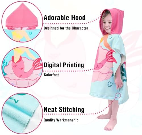 Cute Kids Beach Towels - Super Soft Lightweight