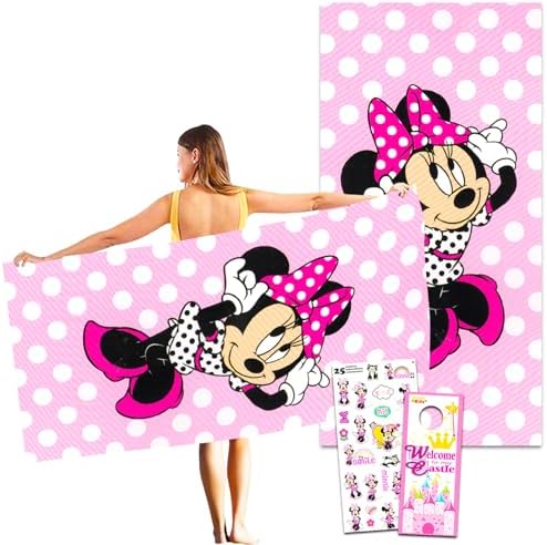 Minnie Mouse Towel Set for Kids Magic in the - Machine Washable