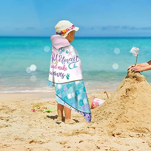 Mermaid Beach Poncho for Girls