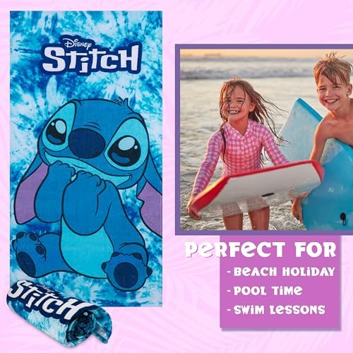 Disney Stitch Beach Towel for Kids