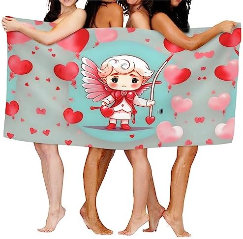 Cute Loving Boy Ultra-Fine Fiber Bath Towel
