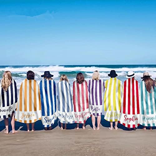 Personal Beach Towels Name-Embraced Fun