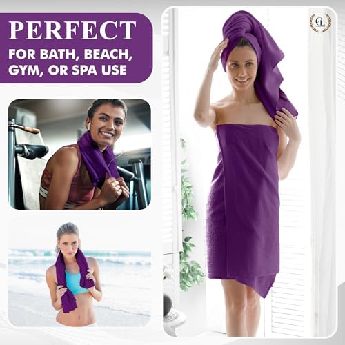 Elysian Linens Bath Towel Set 6-Piece 600 GSM 1
