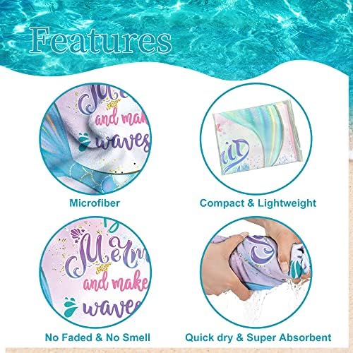 Mermaid Beach Poncho for Girls