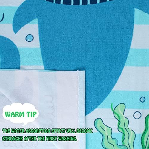 NovForth Kids Bath Towel with Hooded Wrap for Boys Girls