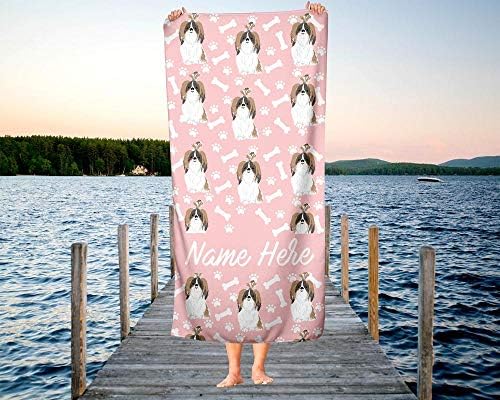 Personalized Shihtzu Pet Towels