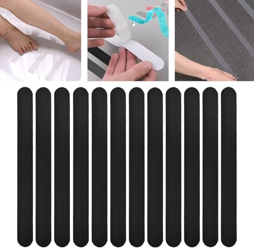 4X 12 Pieces Shower Anti-Skid Stickers for Bath Tub and Kids