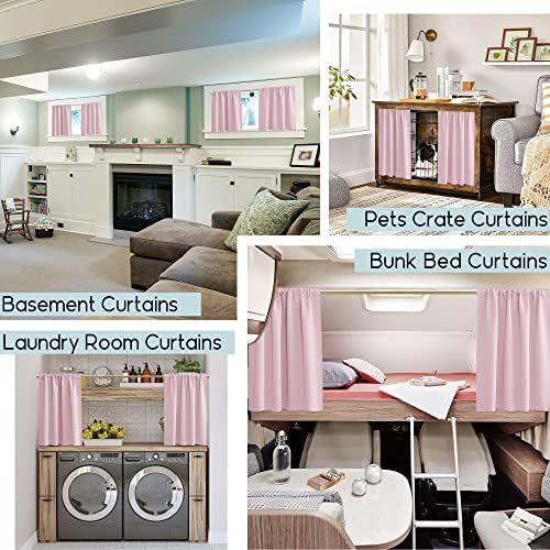 Elegant Pink Bathroom Curtains for Kids