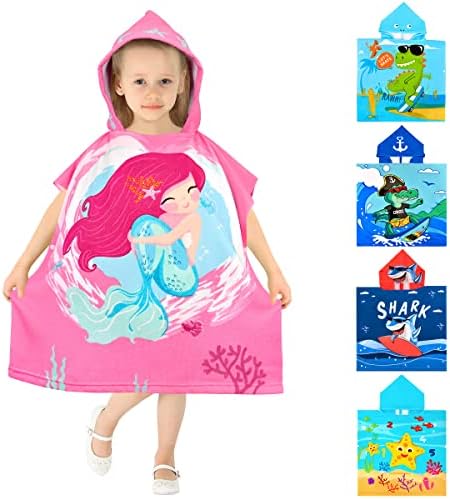 HUANLANG Kids Fun Microfiber Beach Towels