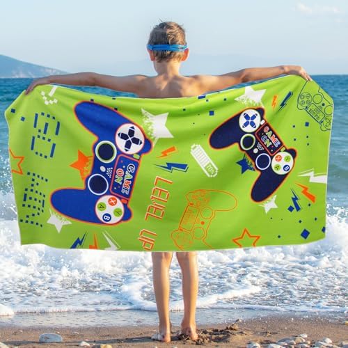 Game Kid Beach Towel for Boys - 30 x 60