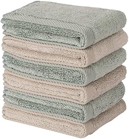Mother-Earth 6-Pack Soft Bath Washcloths for Daily Use