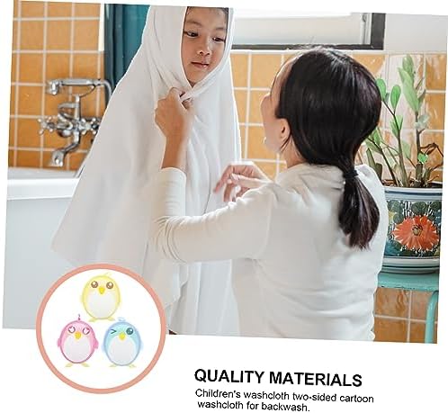 3-Piece Cute Penguin Bath Towels for Kids