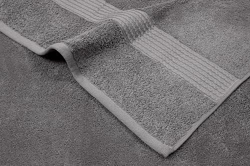 Luxurious 18-Piece Dark Grey Towel Set for Complete Bath Experience
