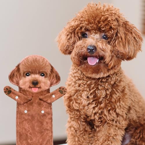 AGRIMONY Poodle Dog Hand Towels