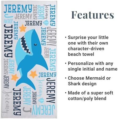 Lets Make Memories Personalized Beach Towel for Kids