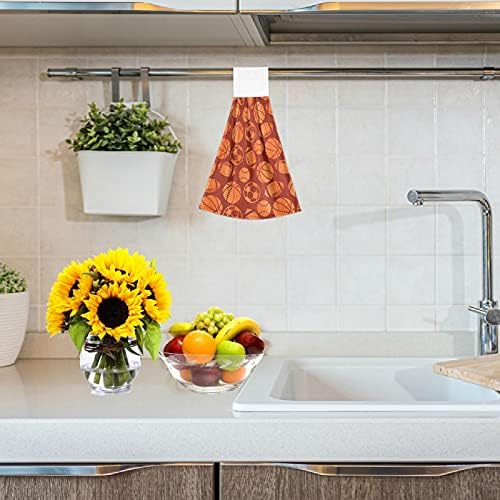 Visesunny 2-Piece Hand Towel Set with Loop Soft Absorbent