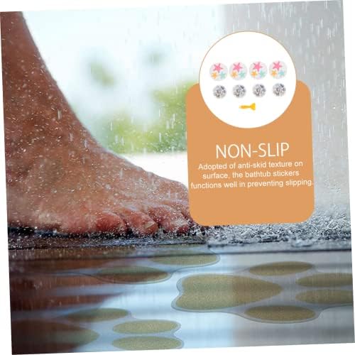 PRETTYZOOM Anti-Skid Bath Sticker 8-Pack Set